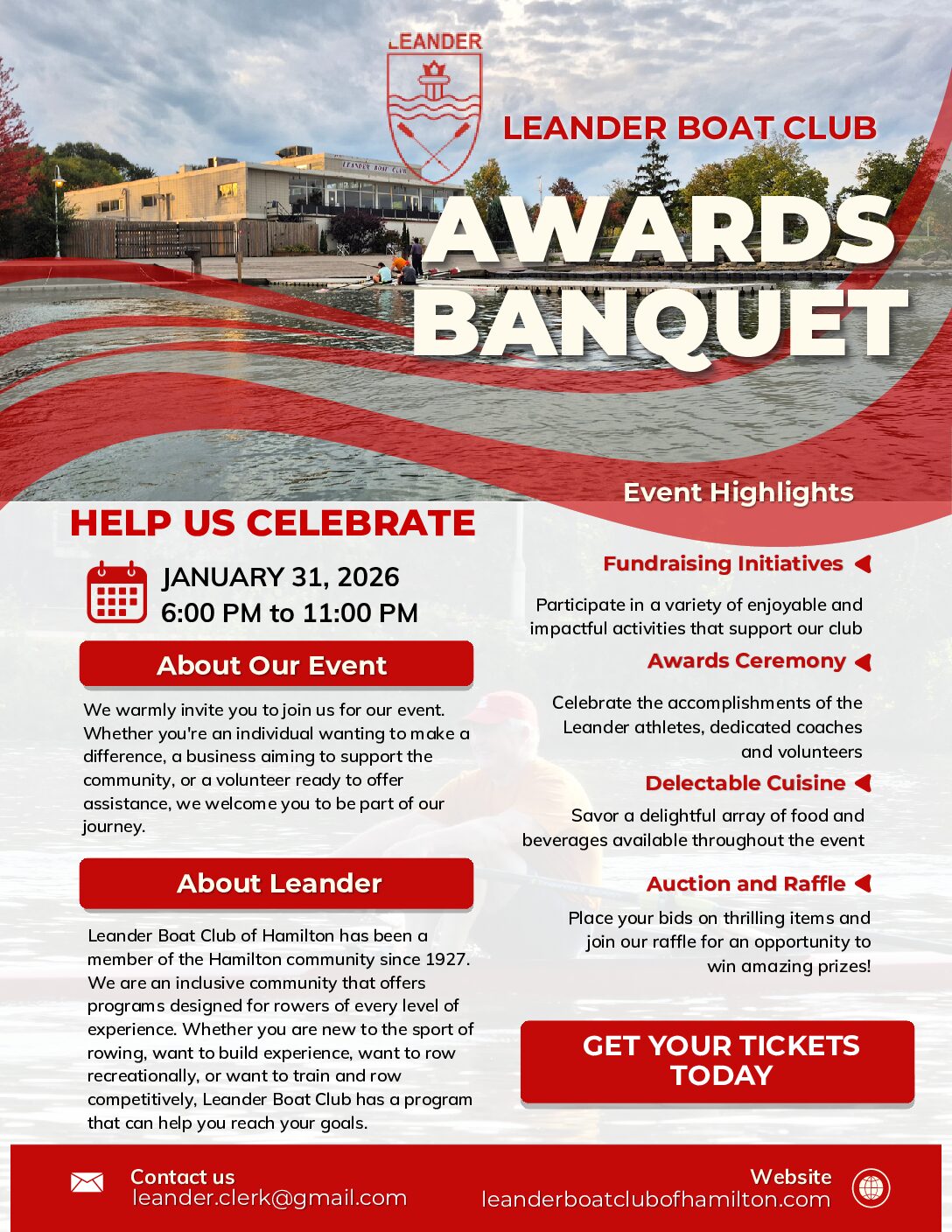 Leander Awards Banquet - Help Us Celebrate